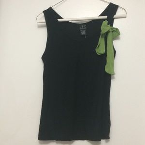 INC stretch tank top with bow